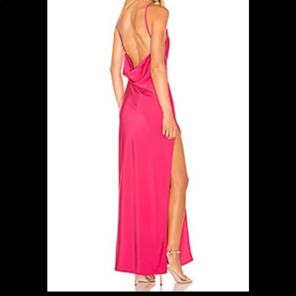 COPY - NBD Pink Open Back Gown